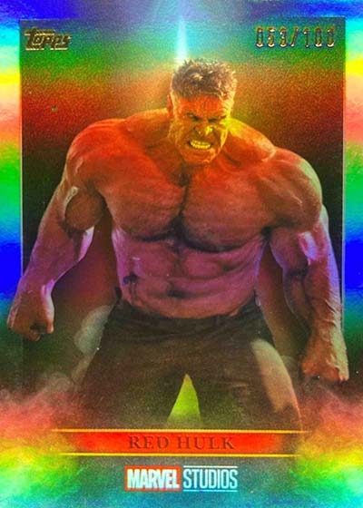 2025 Topps Marvel The Collector Villainy Red Hulk