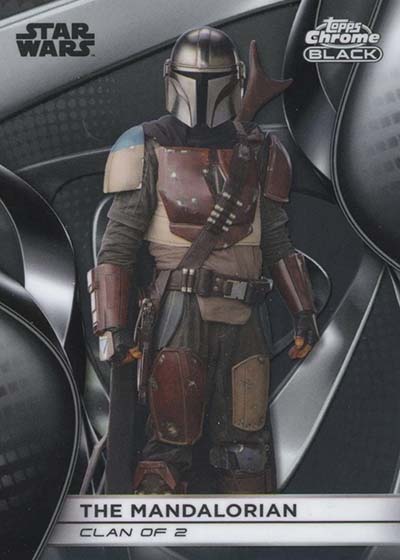 2025 Topps Star Wars Smugglers Outpost Chrome Black CB-4 The Mandalorian