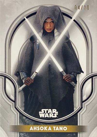 2025 Topps Star Wars Smugglers Outpost Galactic Antiquities Black Foil Ahsoka Tano