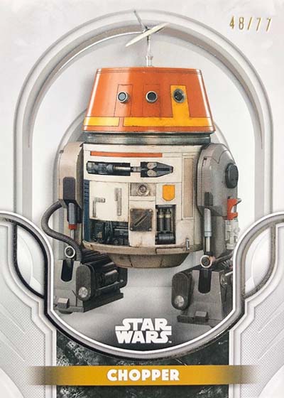2025 Topps Star Wars Smugglers Outpost Galactic Antiquities Chopper