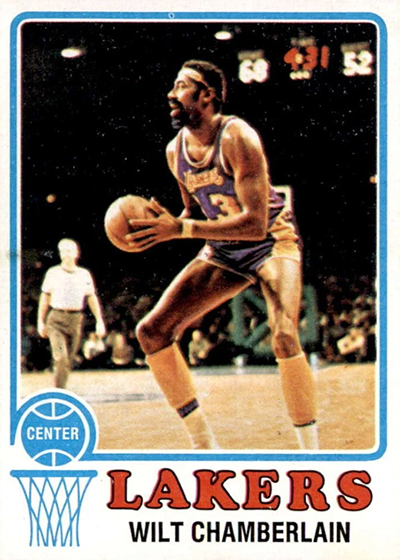 1973-74 Topps Basketball Wilt Chamberlain