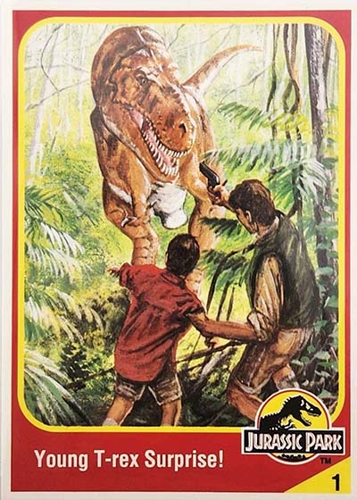 1993 Kenner Jurassic Park 1 Young T-Rex Surprise!
