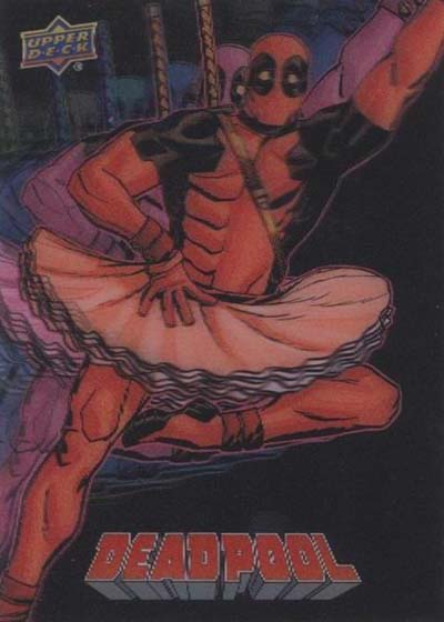 2018 Upper Deck Deadpool 3-D Lenticualrs