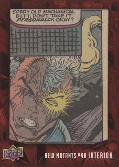 2018 Upper Deck Deadpool New Mutants Comic Cuts