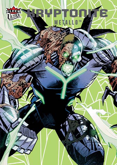 2025 Fleer Ultra Superman Kryptonite Metallo