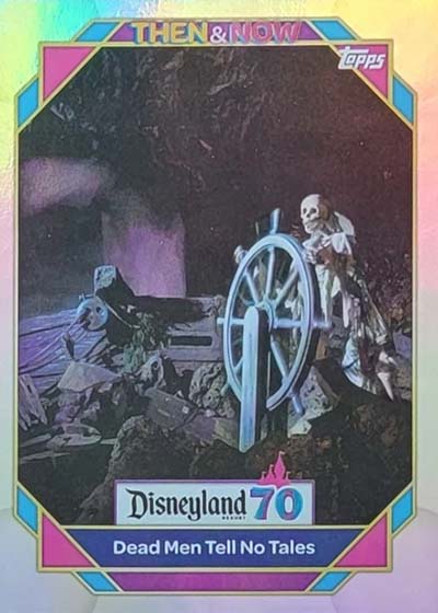 2025 Topps Disneyland 70th Anniversary Rainbow Foil Dead Men Tell No Tales