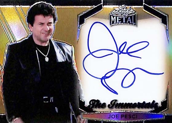 2026 Leaf Metal Pop Century Immortal Autographs Gold Joe Pesci