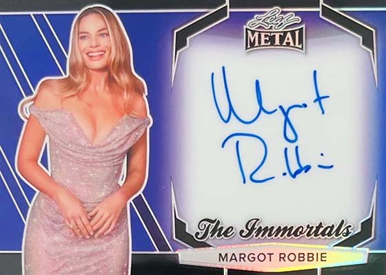 2026 Leaf Metal Pop Century Immortal Autographs Margot Robbie