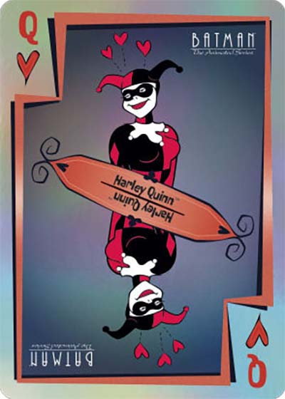 2026 Upper Deck Batman: The Animated Series Joker's Wild Playing Cards Harley Quinn
