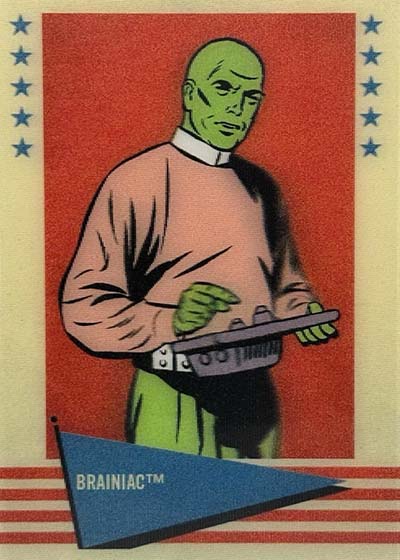 2025 Fleer Ultra Superman 1961 Fleer 3D Brainiac