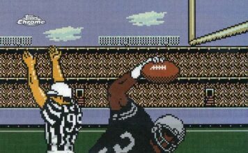 2025 Topps Chrome Football Tecmo Checklist, Guide and Gallery