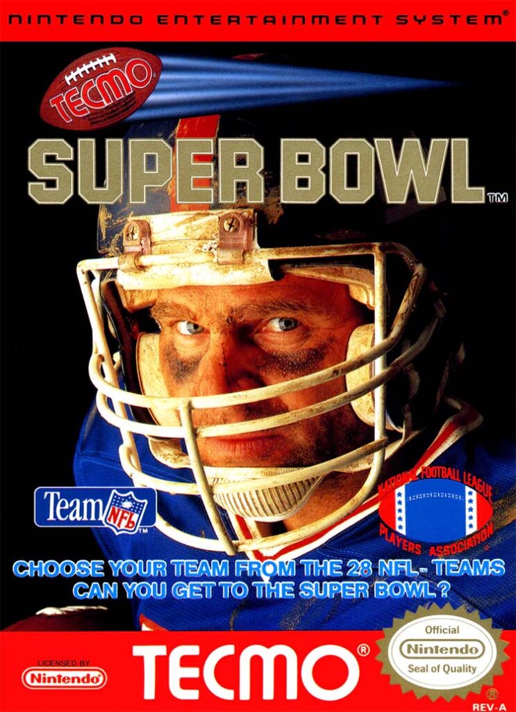 Tecmo Super Bowl NES Box