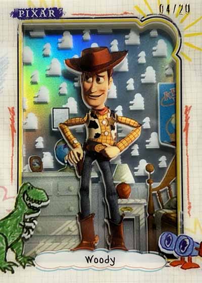 2025 Topps 30 Years of Toy Story Andy's Cards Shadowbox