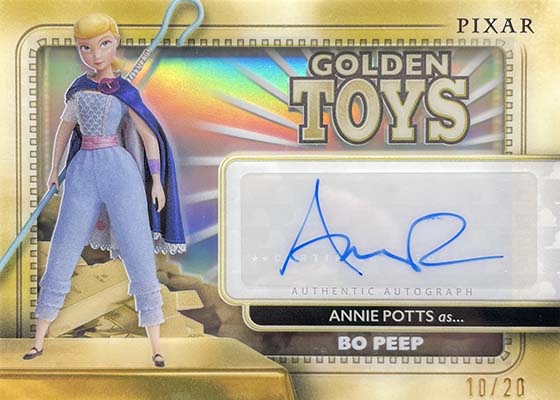 2025 Topps 30 Years of Toy Story Golden Toys Shadowbox Autographs Annie Potts