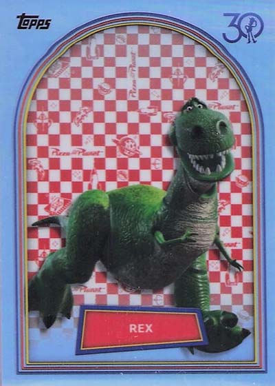 2025 Topps 30 Years of Toy Story Pizza Planet Variations Rex