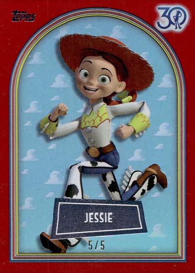 2025 Topps 30 Years of Toy Story Red Foil Jessie