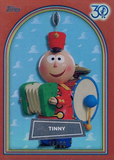 2025 Topps 30 Years of Toy Story Rose Gold Foil Tinny