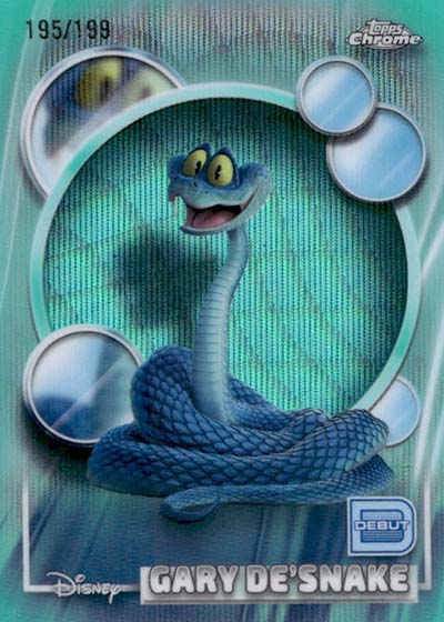 2026 Topps Chrome Disney Aqua Wave Refractor Gary De'Snake