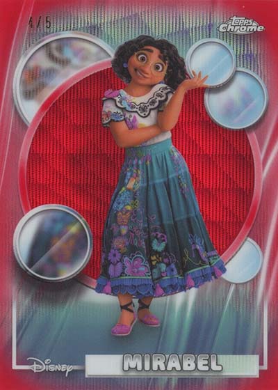2026 Topps Chrome Disney Red Wave Refractor Mirabel