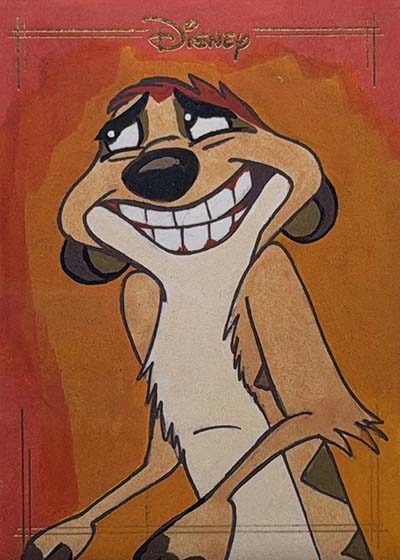 2026 Topps Chrome Disney Sketch Cards Gold