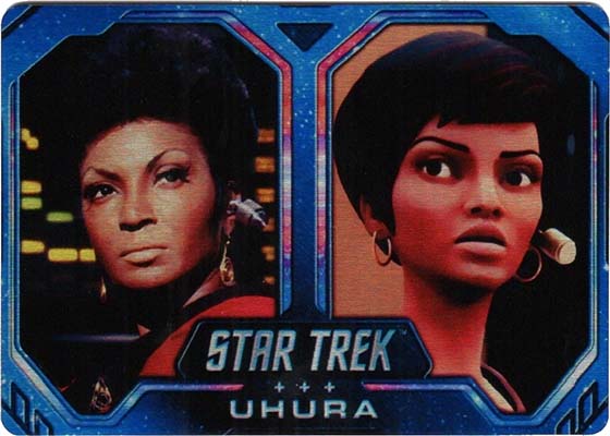 2026 Rittenhouse Star Trek Voyager Archives and Inscriptions Animated Legacy Metal Uhura