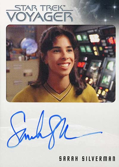 2026 Rittenhouse Star Trek Voyager Archives and Inscriptions Bordered Autographs Sarah Silverman