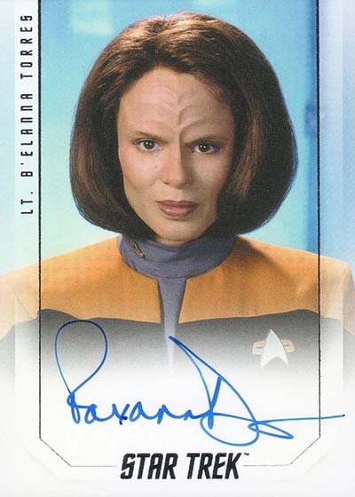 2026 Rittenhouse Star Trek Voyager Archives and Inscriptions Bridge Crew Autographs Roxann Dawson