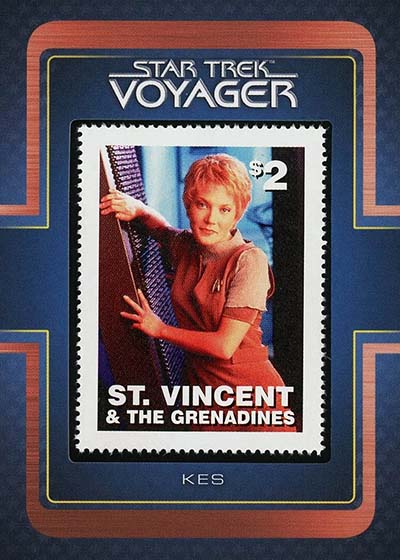 2026 Rittenhouse Star Trek Voyager Archives and Inscriptions Voyager Stamp Collection Kes