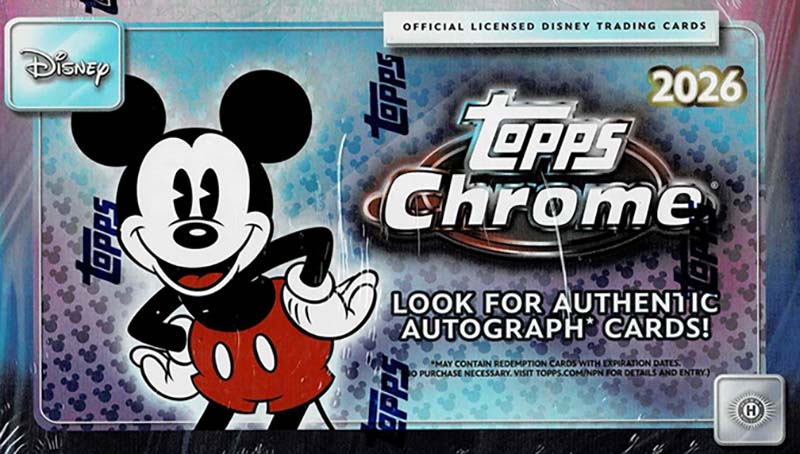 2026 Topps Chrome Disney Hobby Box
