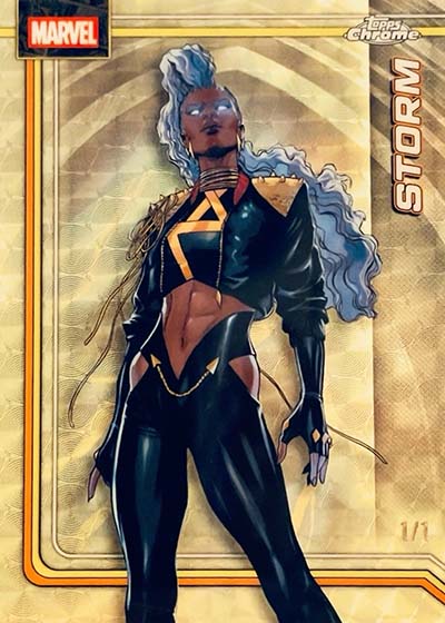 2026 Topps Chrome Marvel Superfractor Storm