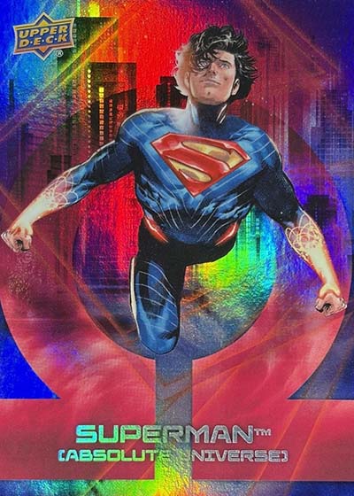 2026 Upper Deck DC Absolute Universe Alpha Rainbow Superman