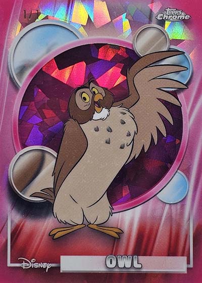 2026 Topps Chrome Sapphire Disney Padparadscha Sapphire Owl