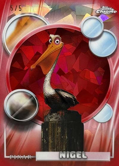 2026 Topps Chrome Sapphire Disney Red Sapphire Nigel