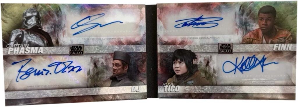 2026 Topps Star Wars Galaxy Quad Autographs