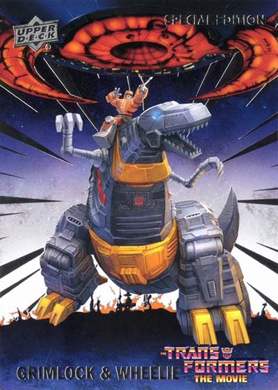 2026 Upper Deck Transformers the Movie 7 Grimlock & Wheelie