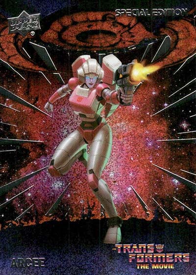 2026 Upper Deck Transformers the Movie Galaxy Arcee