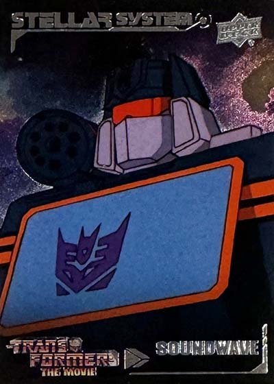 2026 Upper Deck Transformers the Movie Stellar System Soundwave